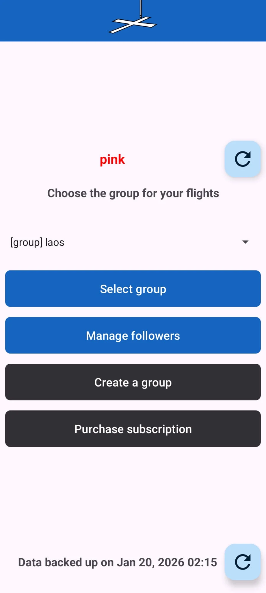 The Good Wind Tracker screenshot